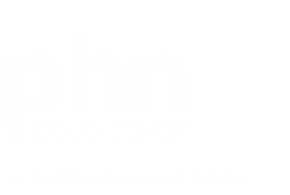 Gold Coast Public Health Network White Logo